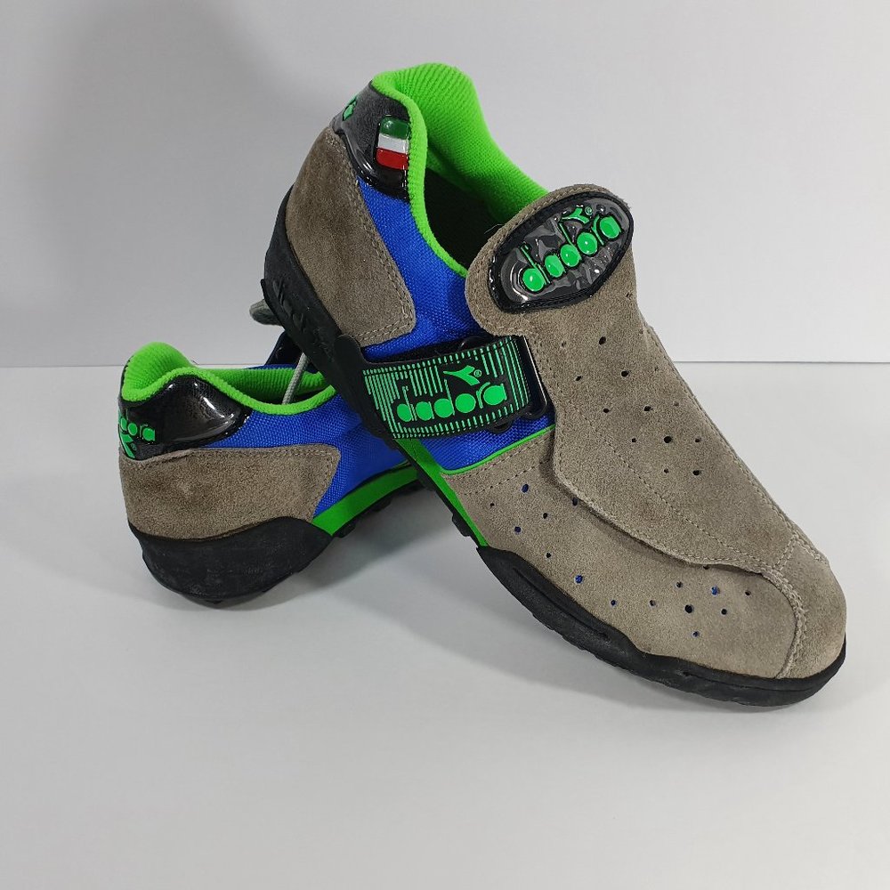Diadora Italy Grey Suede Mens Shoe US 8.5